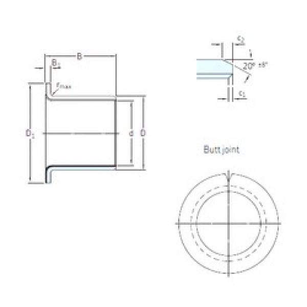 12 mm x 14 mm x 15 mm  SKF PCMF 121415 E подшипники скольжения #1 image