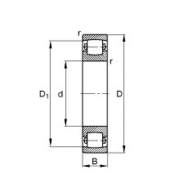 30 mm x 62 mm x 16 mm  FAG 20206-TVP сферические роликоподшипники #1 image