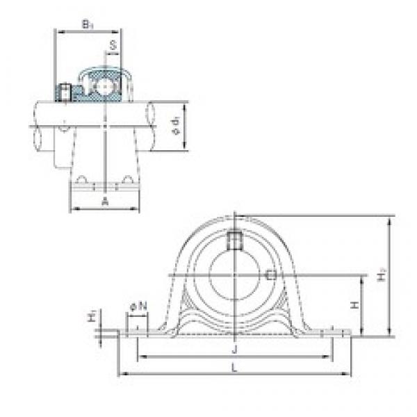 NACHI UCF207 подшипниковые узлы #1 image