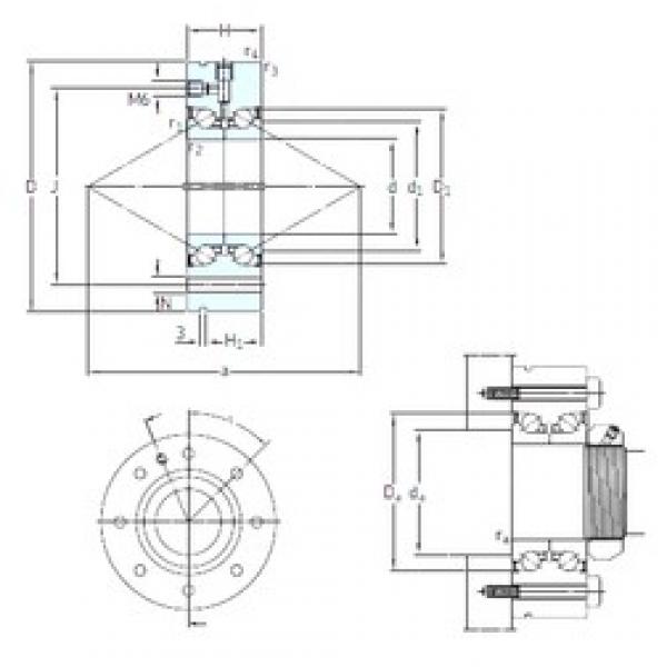 SNFA BEAM 17/62/C 7P60 упорные шарикоподшипники #1 image