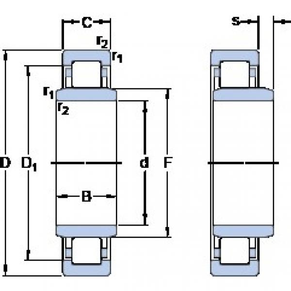 240 mm x 440 mm x 120 mm  SKF NUB 248 MA упорные шарикоподшипники #1 image