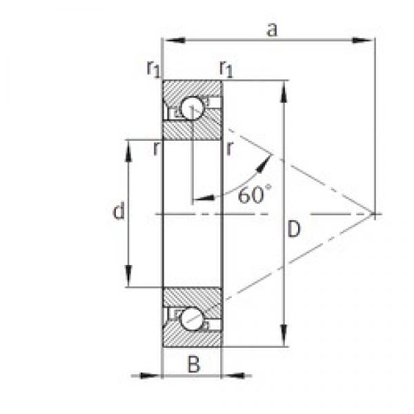 75 mm x 110 mm x 15 mm  FAG BSB075110-T упорные шарикоподшипники #1 image