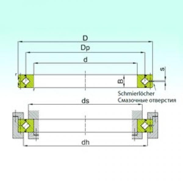 200 mm x 250 mm x 24 mm  ISB SX 011840 упорные роликоподшипники #1 image