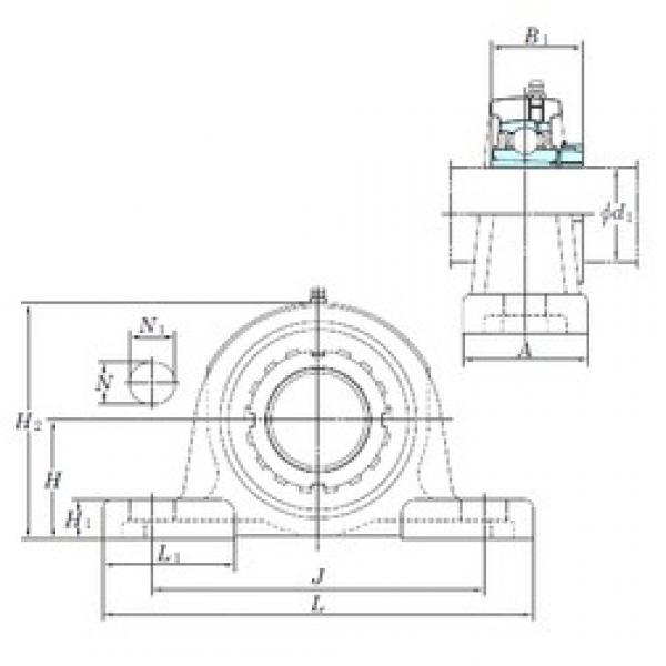 KOYO UKP317 подшипниковые узлы #1 image