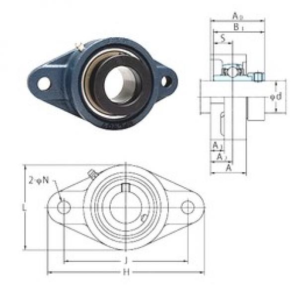 FYH NANFL208-24 подшипниковые узлы #1 image