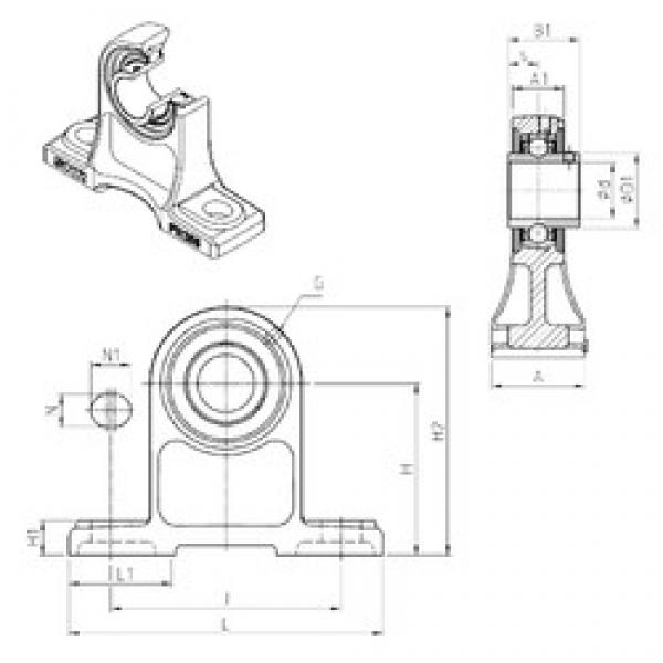 SNR UCPH208 подшипниковые узлы #1 image