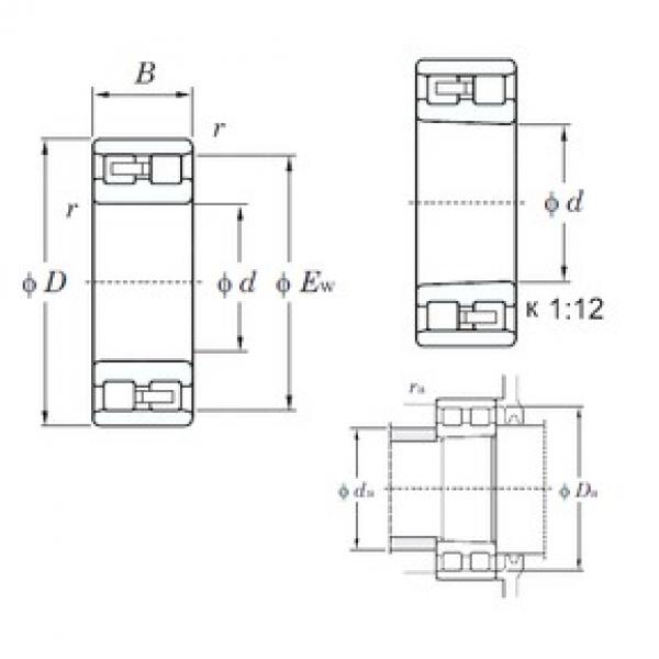 100 mm x 150 mm x 37 mm  KOYO NN3020K цилиндрические роликоподшипники #1 image