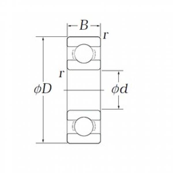 1,397 mm x 4,762 mm x 1,984 mm  KOYO OB67 радиальные шарикоподшипники #1 image