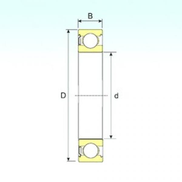 105 mm x 225 mm x 49 mm  ISB 6321-Z радиальные шарикоподшипники #1 image