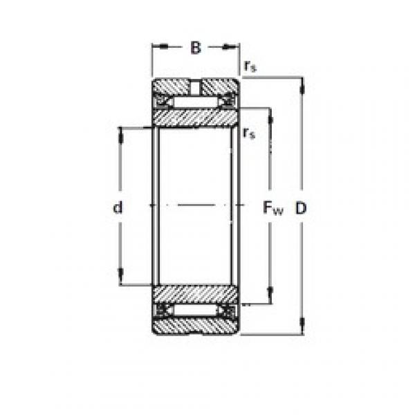 55 mm x 85 mm x 28 mm  Timken NA2055 игольчатые подшипники #1 image