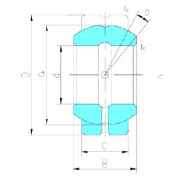 240 mm x 370 mm x 190 mm  LS GEG240ES-2RS подшипники скольжения #1 image