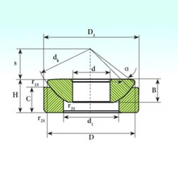 200 mm x 320 mm x 80 mm  ISB GX 200 SP подшипники скольжения #1 image