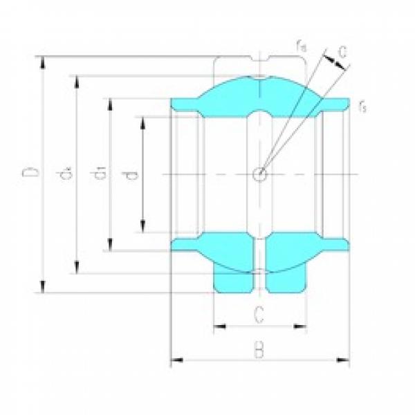 80 mm x 120 mm x 80 mm  LS GEEW80ES-2RS подшипники скольжения #1 image