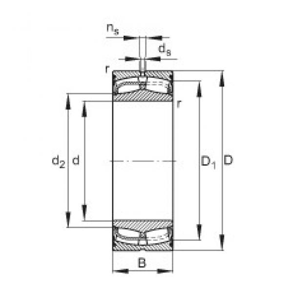 140 mm x 225 mm x 85 mm  FAG 24128-E1-2VSR сферические роликоподшипники #1 image