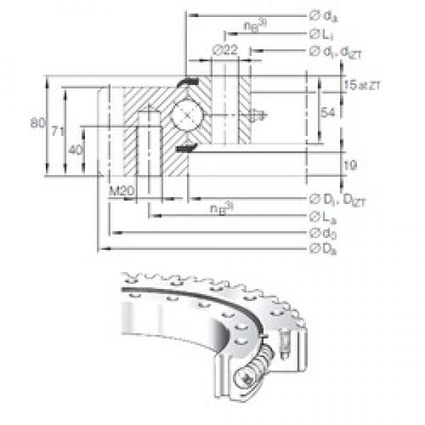 INA VSA 25 1055 N упорные шарикоподшипники #1 image