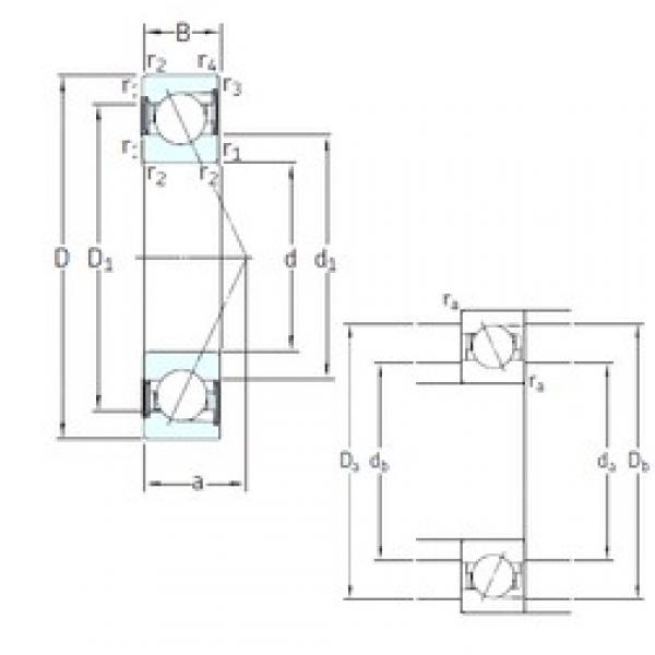 70 mm x 125 mm x 24 mm  SNFA E 270 /S /S 7CE1 радиально-упорные шарикоподшипники #1 image