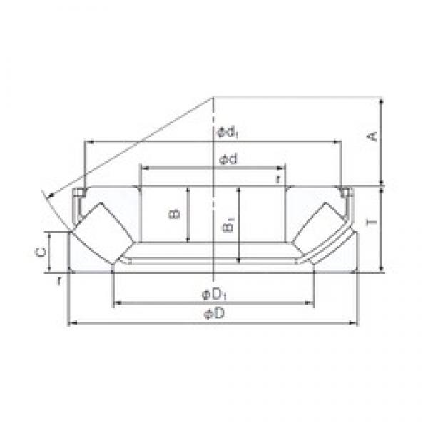 140 mm x 240 mm x 38,5 mm  NACHI 29328EX упорные роликоподшипники #1 image