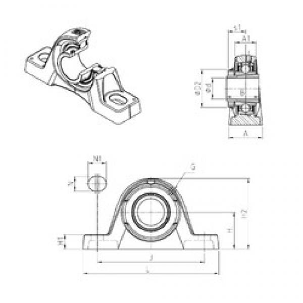 SNR UKPLE207H подшипниковые узлы #1 image