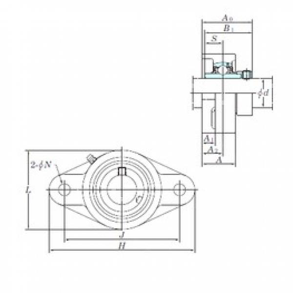 KOYO NANFL205-16 подшипниковые узлы #1 image