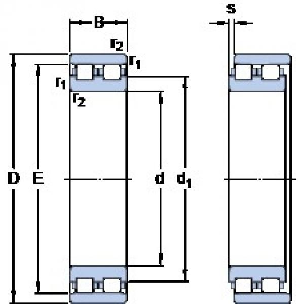 30 mm x 55 mm x 19 mm  SKF NN 3006 TN/SP цилиндрические роликоподшипники #1 image