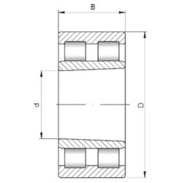 240 mm x 320 mm x 80 mm  ISO NNU4948K цилиндрические роликоподшипники #1 image