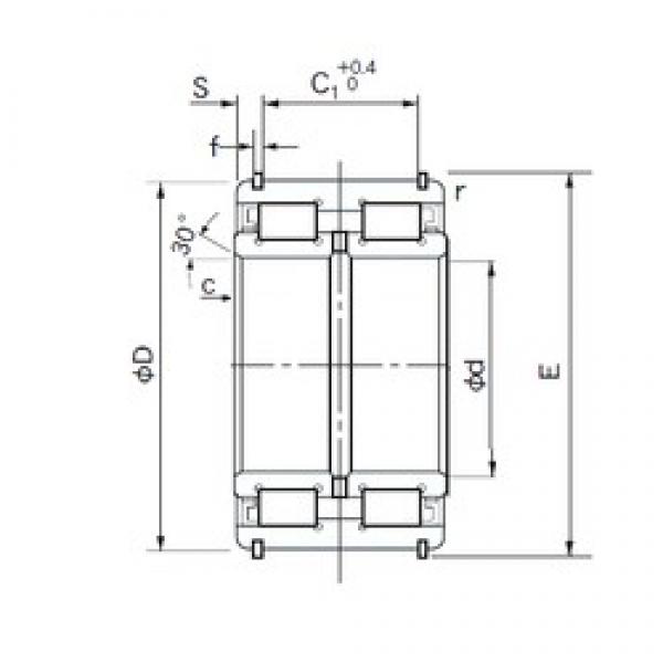 55 mm x 90 mm x 46 mm  NACHI E5011NR цилиндрические роликоподшипники #1 image