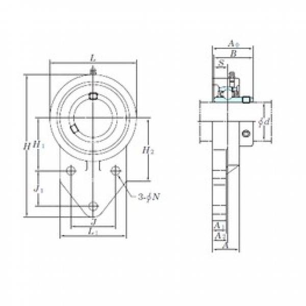 KOYO UCFB207-21 подшипниковые узлы #1 image