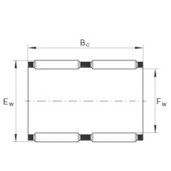 INA K60X68X30-ZW игольчатые подшипники #1 image