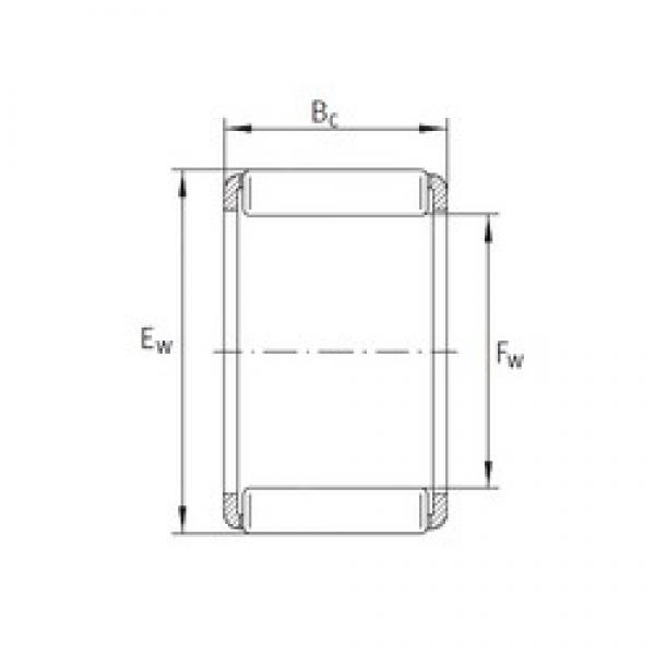 INA KZK 12x17x10 игольчатые подшипники #1 image