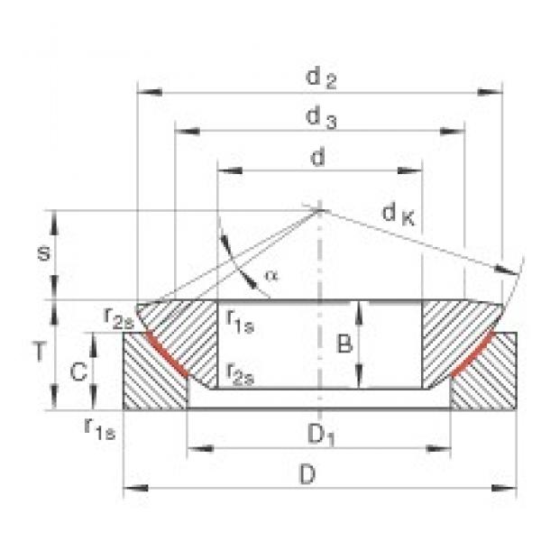 INA GE360-AW подшипники скольжения #1 image