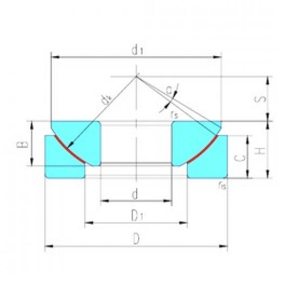 240 mm x 400 mm x 87 mm  LS GX240T подшипники скольжения #1 image