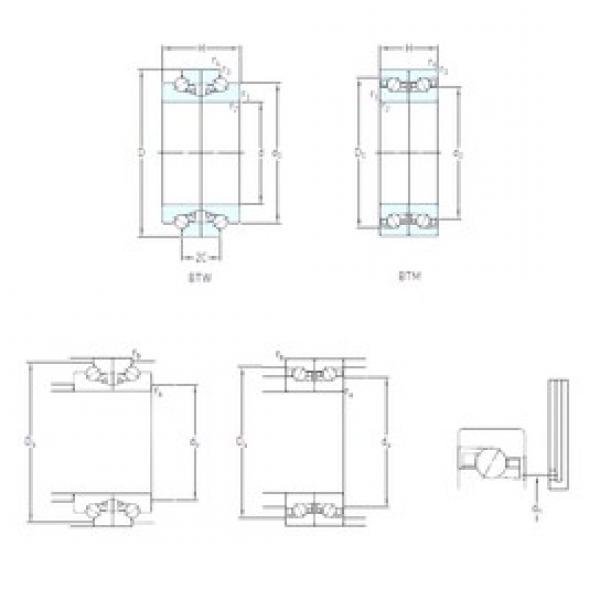 70 mm x 110 mm x 18 mm  SKF BTM 70 ATN9/P4CDB радиально-упорные шарикоподшипники #1 image