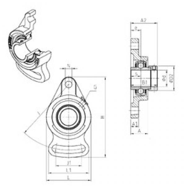 SNR EXFA202 подшипниковые узлы #1 image