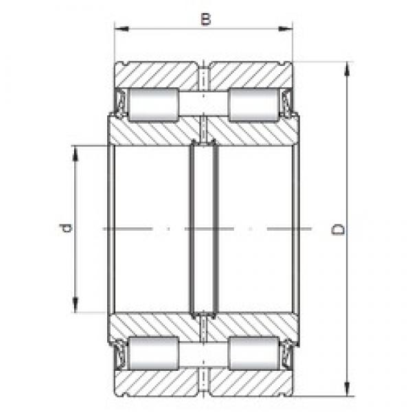 200 mm x 310 mm x 150 mm  ISO NNF5040 V цилиндрические роликоподшипники #1 image