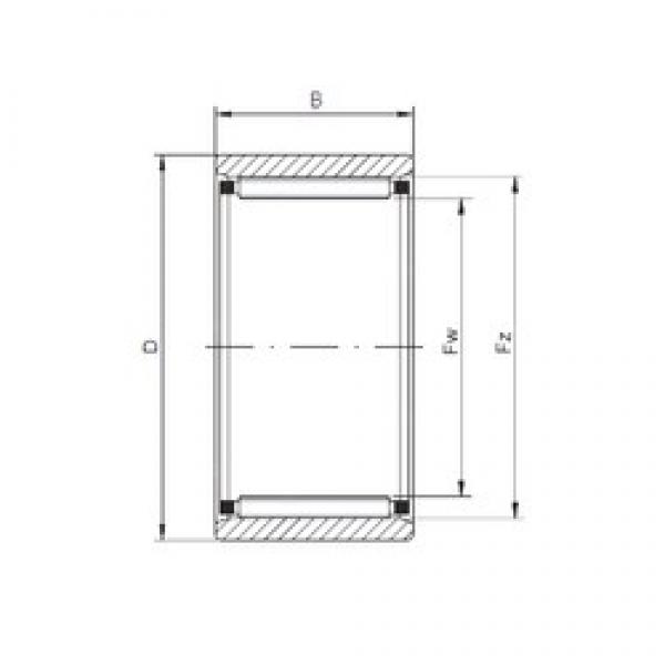 40 mm x 55 mm x 40 mm  ISO RNAO40x55x40 цилиндрические роликоподшипники #1 image