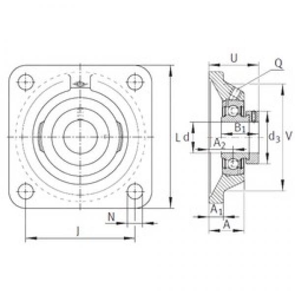 INA PCJ1-3/8 подшипниковые узлы #1 image