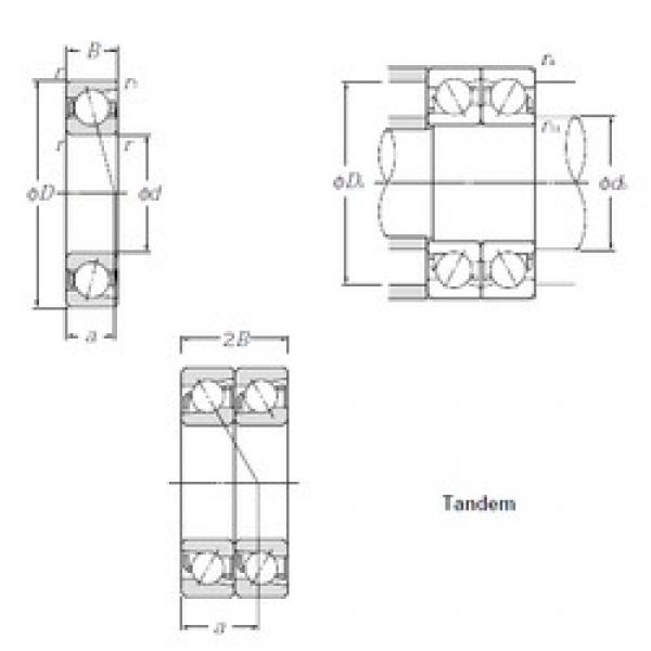 130 mm x 230 mm x 40 mm  CYSD 7226BDT радиально-упорные шарикоподшипники #1 image