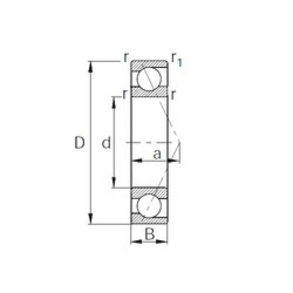 190 mm x 260 mm x 33 mm  CYSD 7938 радиально-упорные шарикоподшипники #1 image