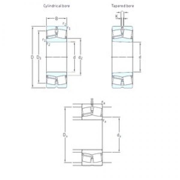 60 mm x 110 mm x 28 mm  SKF E2.22212 сферические роликоподшипники #1 image