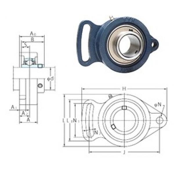 FYH UCFA207-22 подшипниковые узлы #1 image