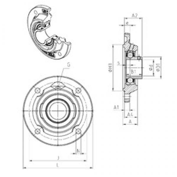 SNR USFEE209 подшипниковые узлы #1 image