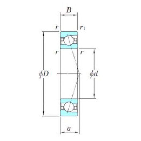 17 mm x 35 mm x 10 mm  KOYO 3NCHAC003CA радиально-упорные шарикоподшипники #1 image