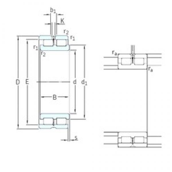 320 mm x 400 mm x 80 mm  SKF NNCL4864CV цилиндрические роликоподшипники #1 image