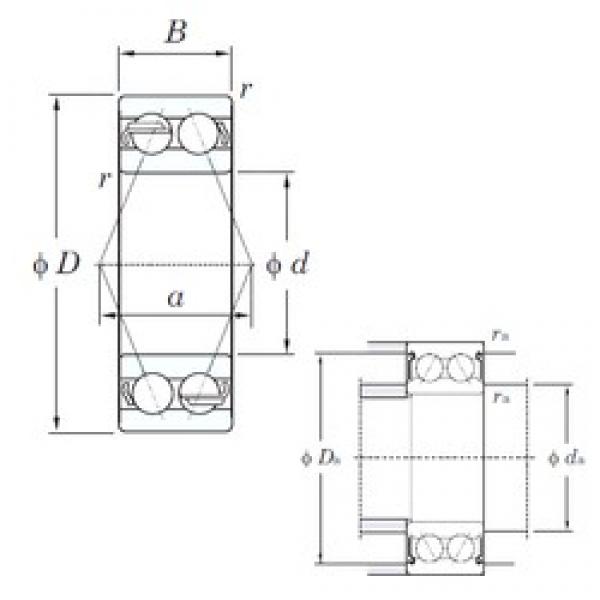 70 mm x 150 mm x 63.5 mm  KOYO 5314 радиально-упорные шарикоподшипники #1 image