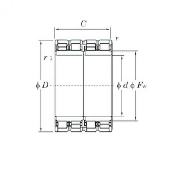 725 mm x 1000 mm x 700 mm  KOYO 145FC100700W цилиндрические роликоподшипники #1 image