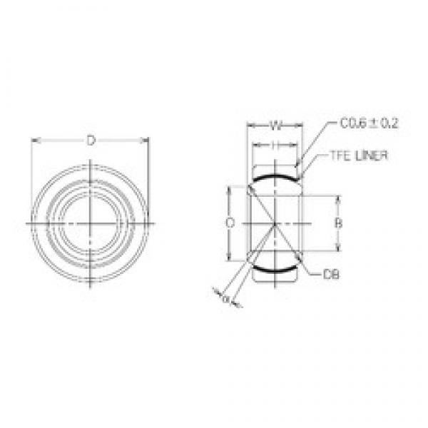 28 mm x 50 mm x 28 mm  NMB MBT28 подшипники скольжения #1 image