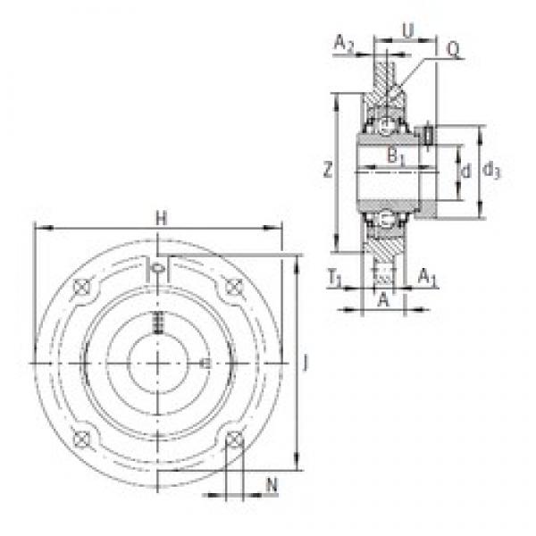 INA RFE50-N подшипниковые узлы #1 image