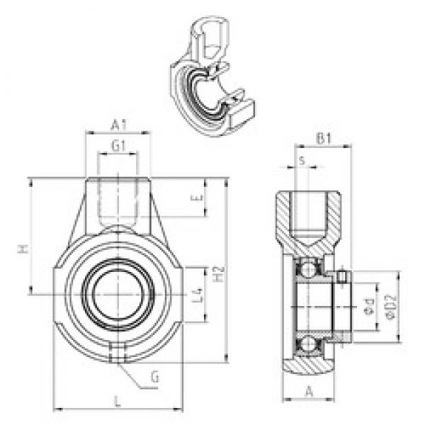 SNR ESEHE203 подшипниковые узлы #1 image