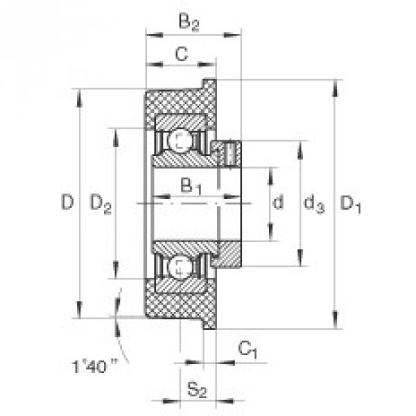 INA CRB30/83 радиальные шарикоподшипники #1 image