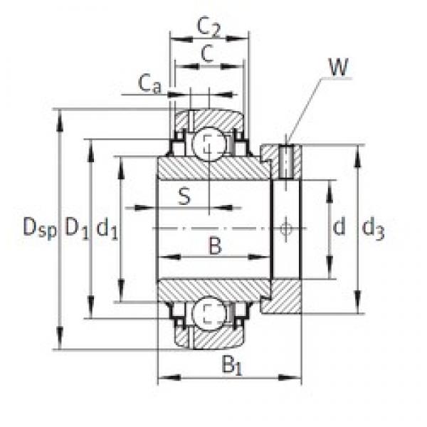 65 mm x 125 mm x 48,5 mm  INA GE65-214-KRR-B-FA164 радиальные шарикоподшипники #1 image